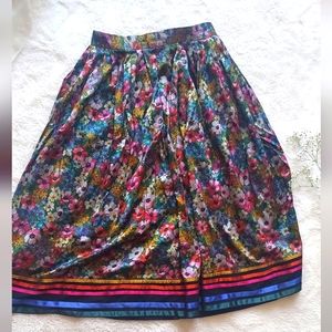 Multicolor Vintage Skirt